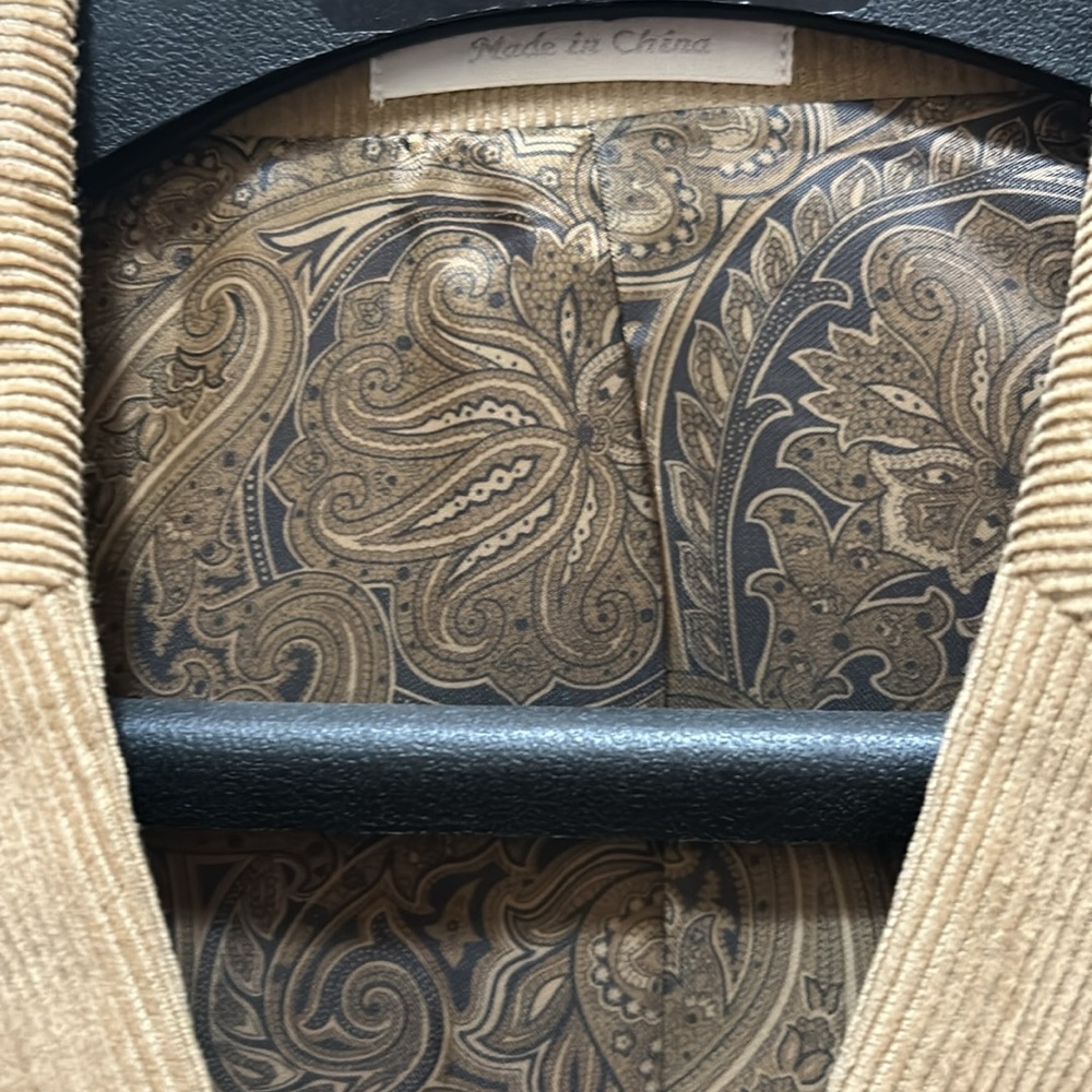 Chaps Blazer Sports Coat Jacket Corduroy Men’s 50R - Picture 4 of 12